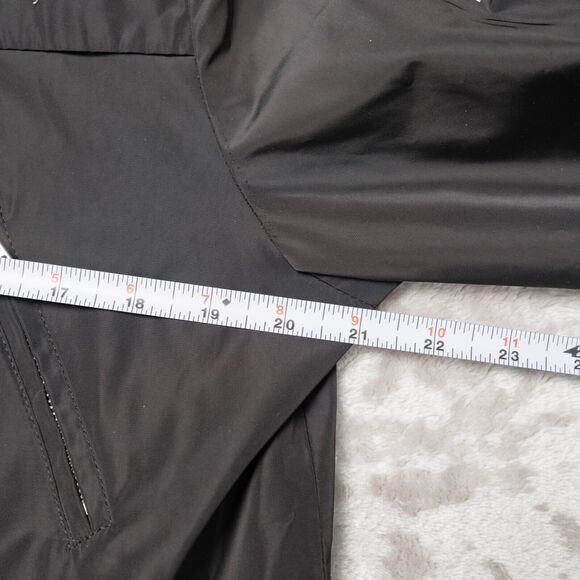 Ralph Lauren Black Silver Windbreaker Light Jacket Hoodie Womens Size M - Picture 7 of 15